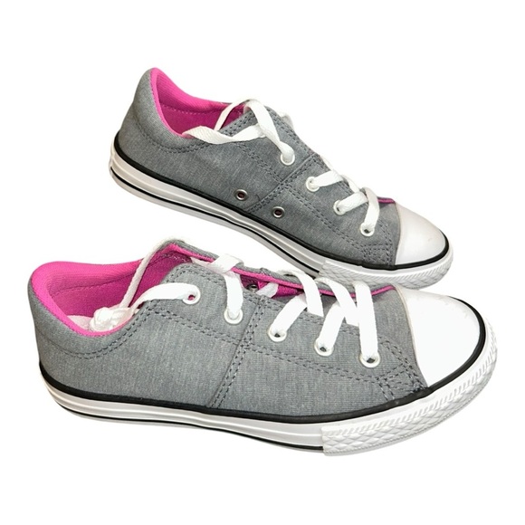 Converse CTAS Madison magenta pink grey like new Size 2 youth beautiful - Picture 1 of 8